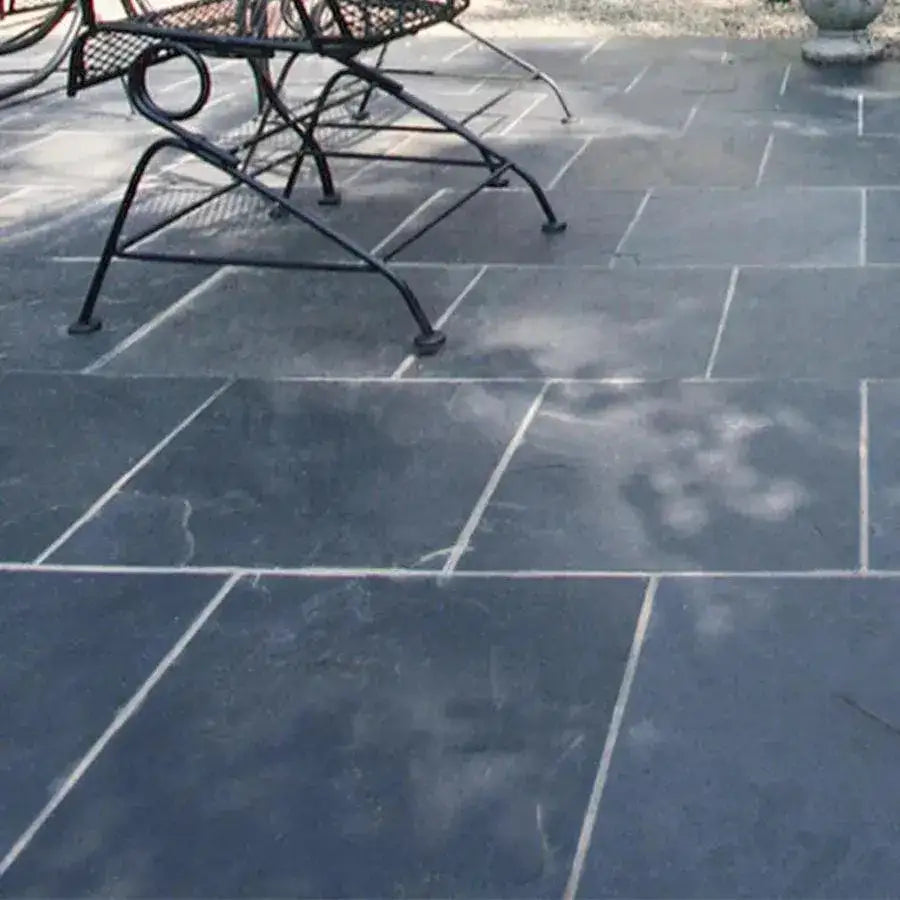 Brazilian Black Slate Paving Slabs 600 x 600 x 20 Paving Slabs UK