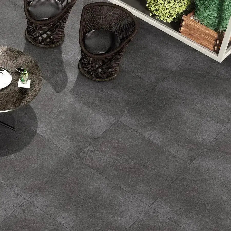 Hammerstone Nero Black Porcelain Paving 900 x 600 Paving Slabs UK