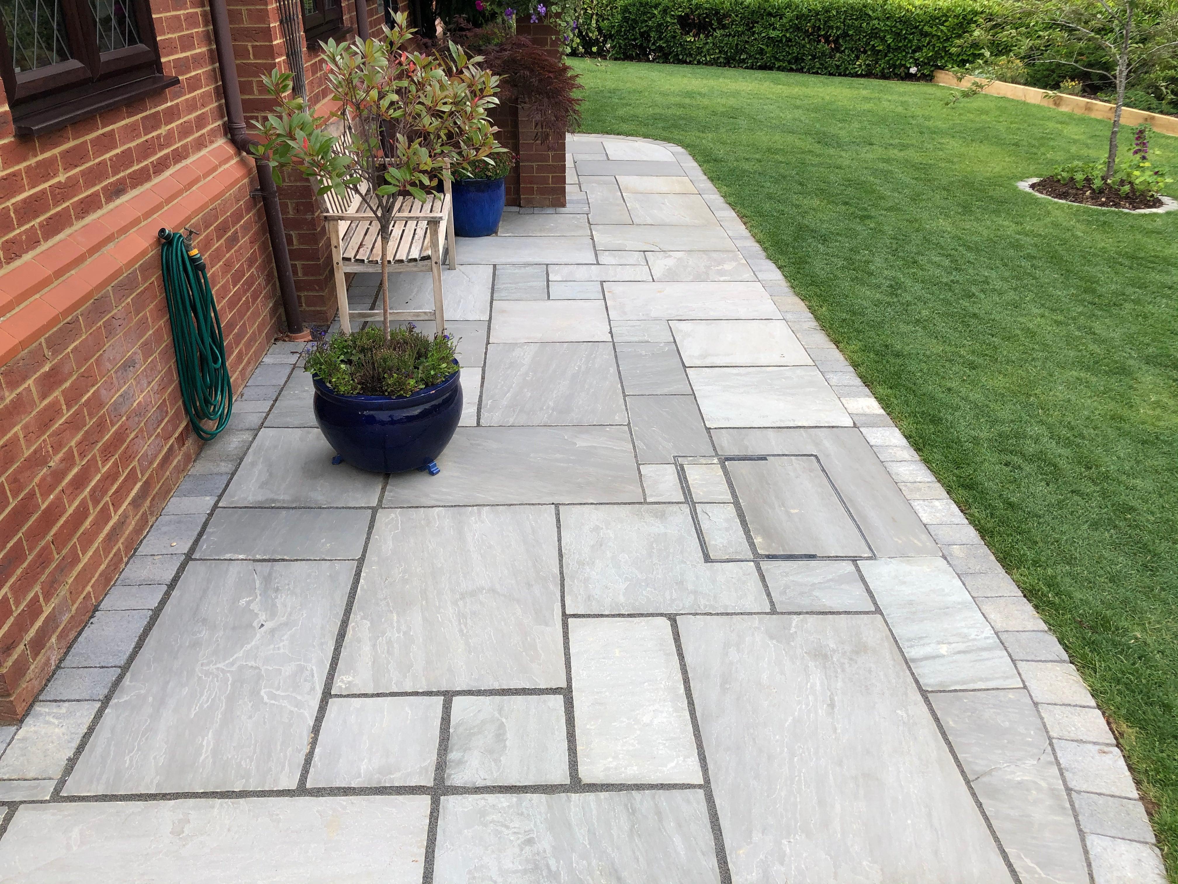 How to Lay Indian Sandstone Paving in Garden Patio Paving Slabs UK