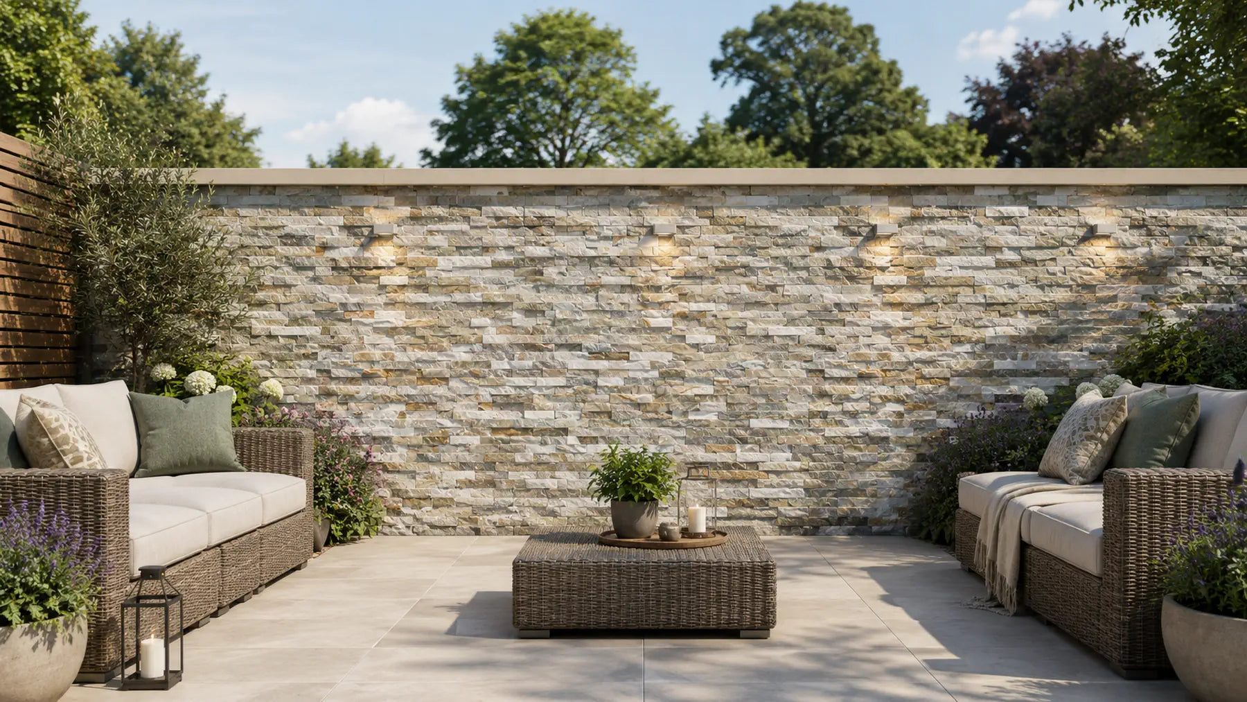 What Wall Surface Is Suitable for Split Face Tiles? | Paving Slabs UK