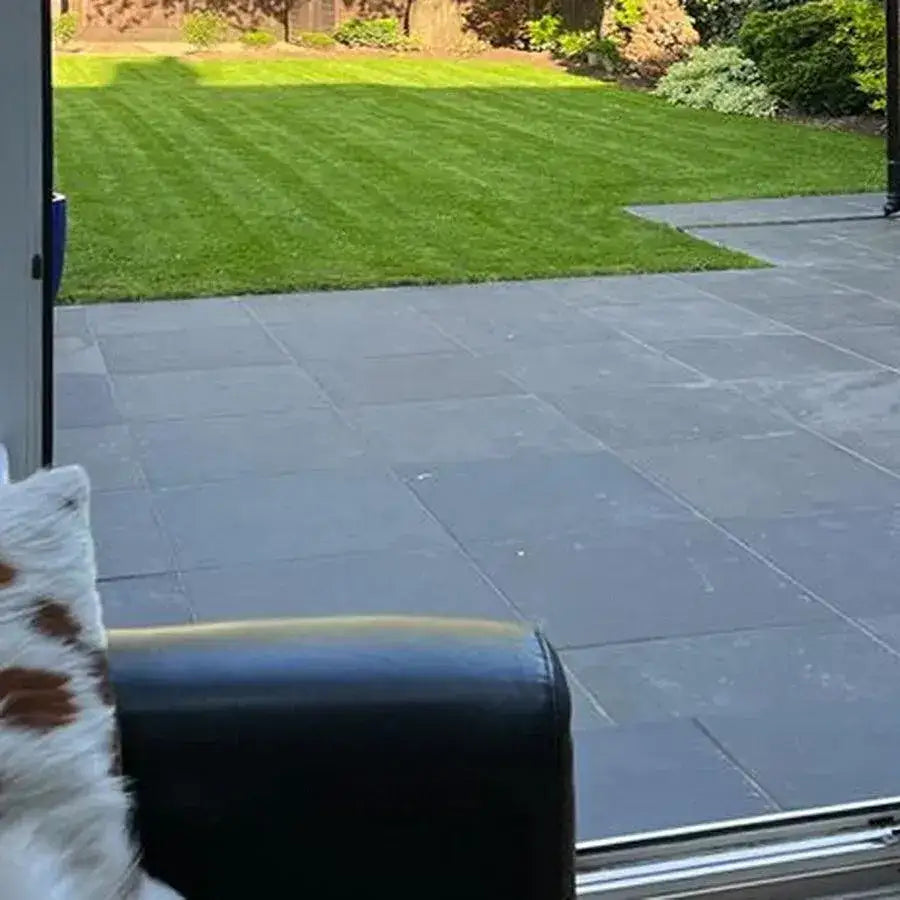 Brazilian Black Slate Paving Slabs 900 x 600 x 20 Paving Slabs UK