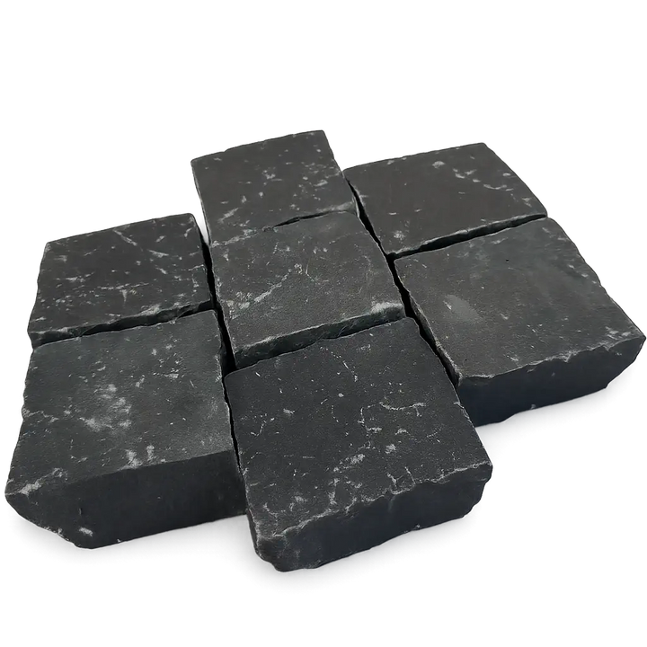 Black Basalt Setts Cobbles 100 x 100 x 50 | Paving Slabs UK