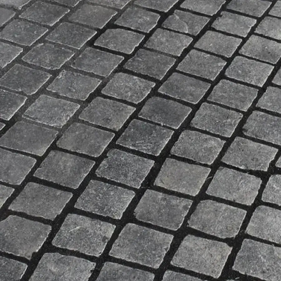 Limestone Setts Black Limestone Cobble Setts 100 x 100 x 50