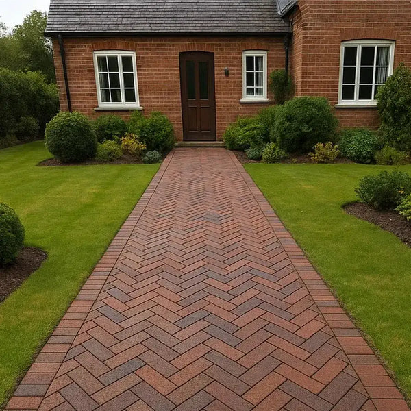 Red Clay Path Patio Slabs & Garden Paving | Buying Guide | Free UK Delivery | Pavers