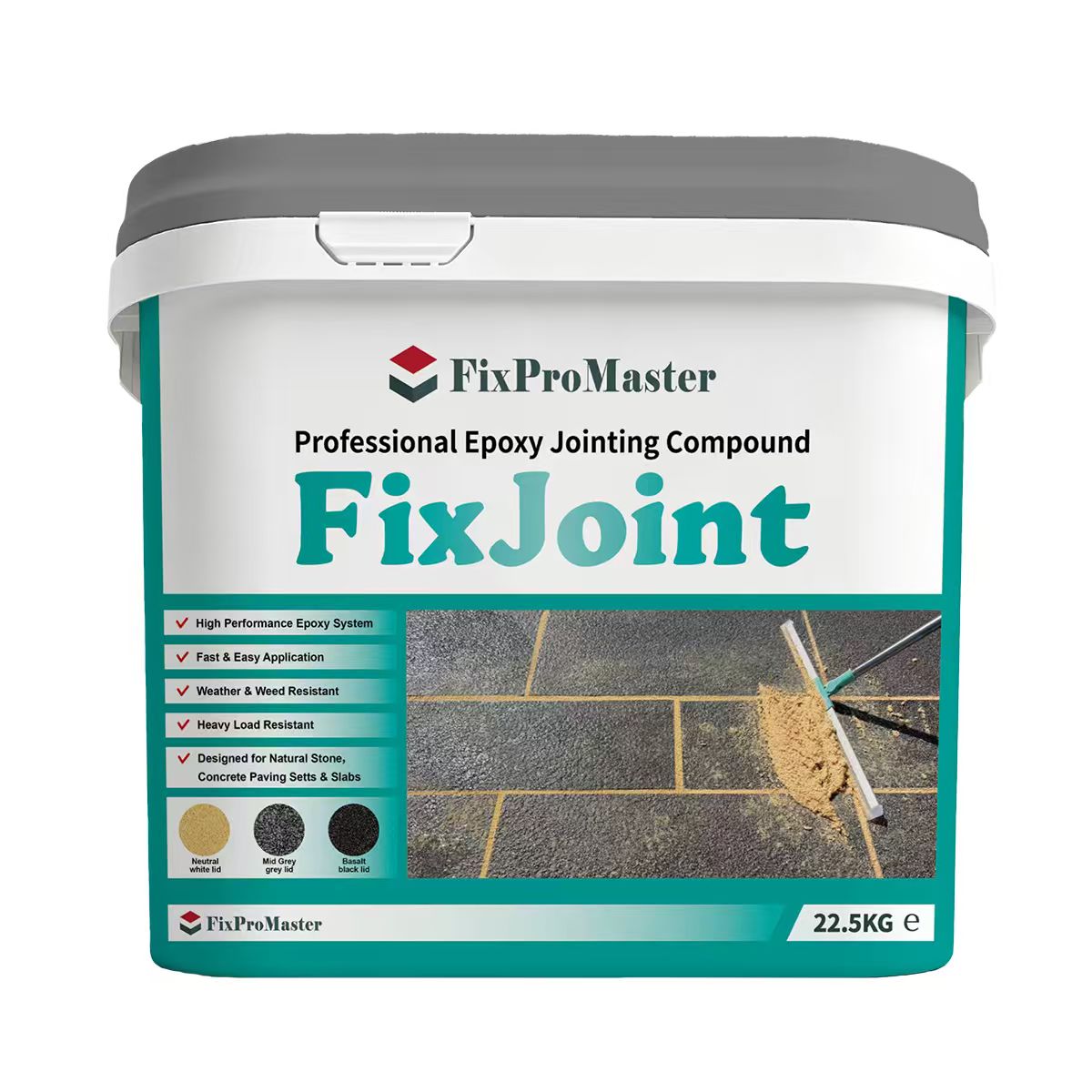 High-Performance Two-Part Epoxy Paving Grout 22.5kg - FixJoint | Paving ...