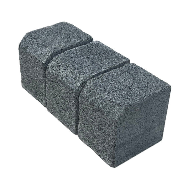 granite block kerbs mid grey