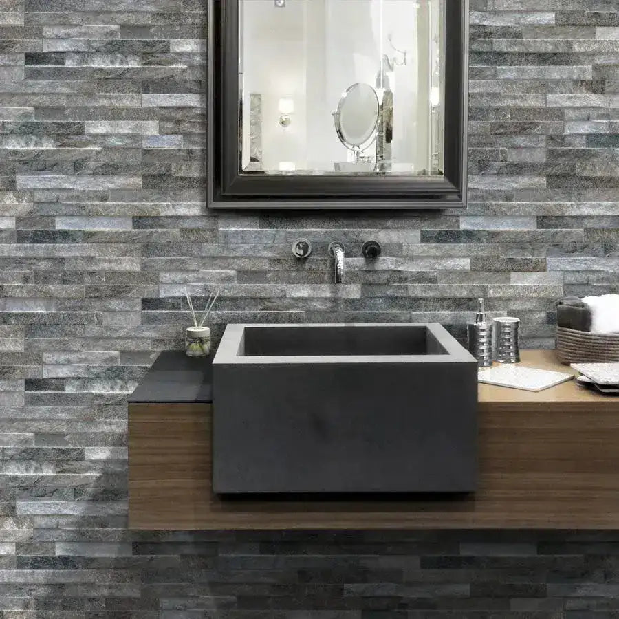 Split Face Tile Process Natura Giungla Porcelain Split Face Italian Wall Tiles