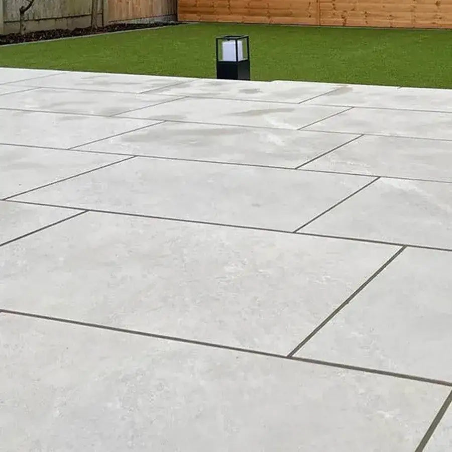 Himalayan White Porcelain Paving Slabs 600 x 600 Paving Slabs UK