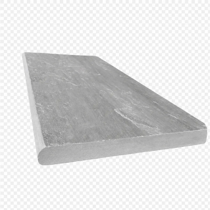 Kandla Grey Sandstone Bullnose Steps 900x400x40 | Paving Slabs UK