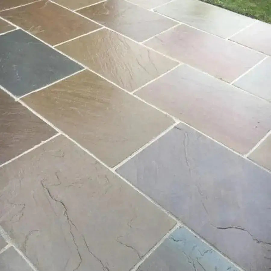 Indian Stone Raj Raj Green Indian Sandstone Paving 900 x 600