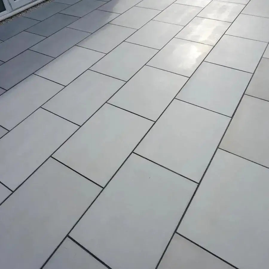 Smooth Sandstone Paving Kandla Grey 900 x 600 Paving Slabs UK