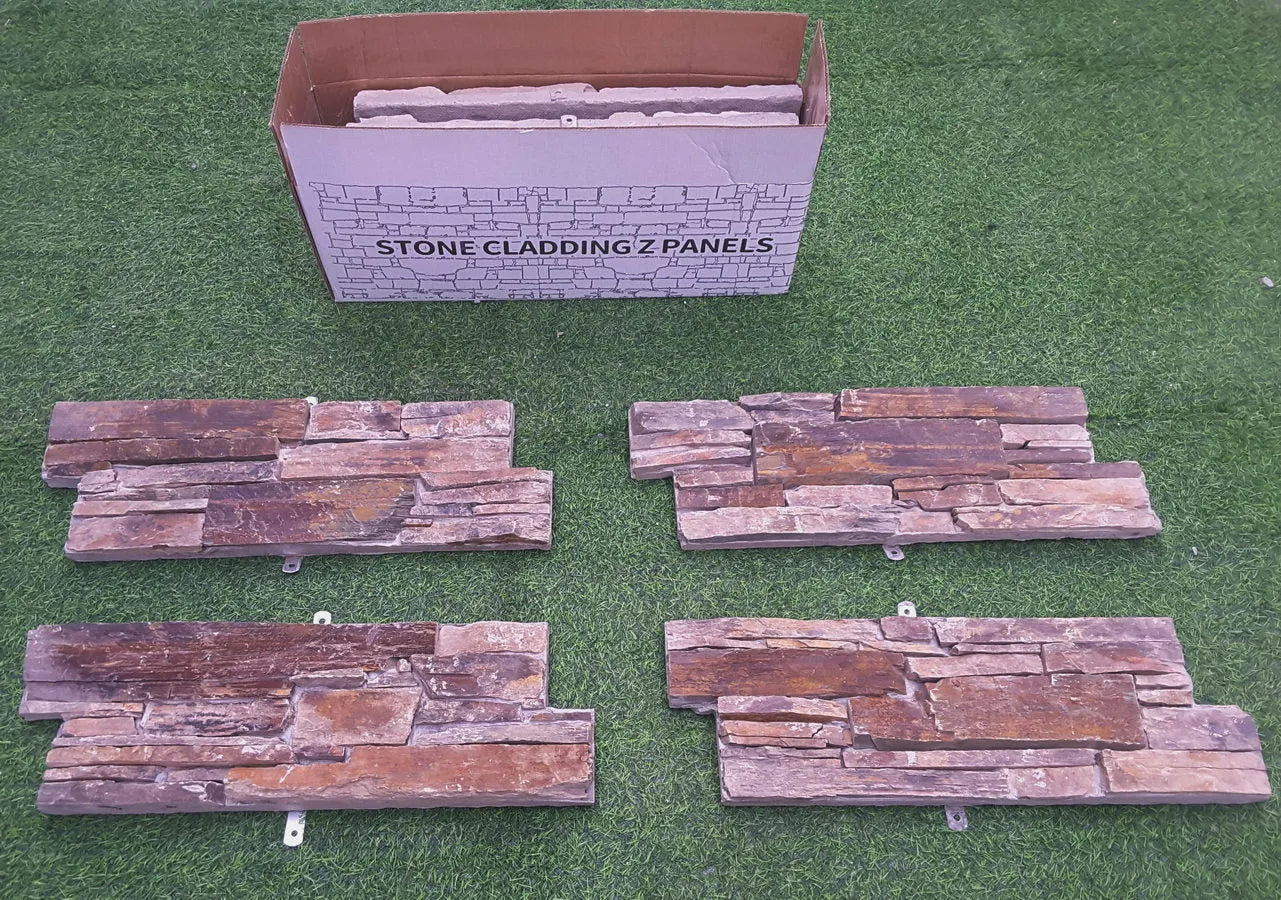 Multicolour Slate Stone Cladding Z Tiles Clad Panels