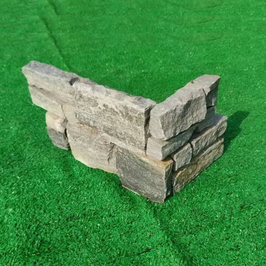 Nordic Stone Tier Cladding Blue Grey Quartz Panels 550x200 | Paving ...