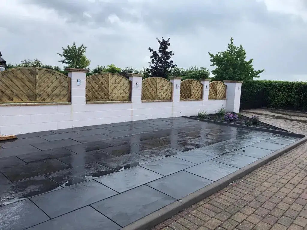Black Limestone Linear Plank Slabs 900 x 200