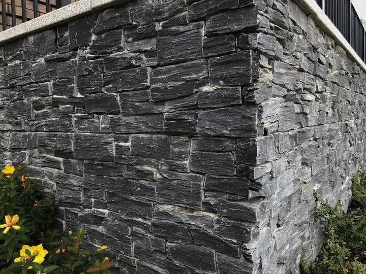 black slate Z stone cladding