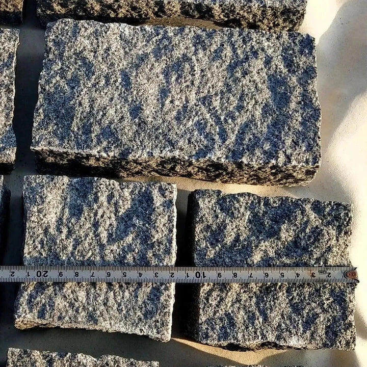 dark grey granite setts