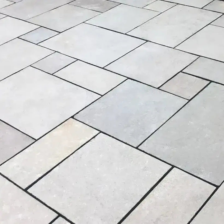 Dove Grey Limestone Paving Patio Slabs 22mm Cal. | Paving Slabs UK