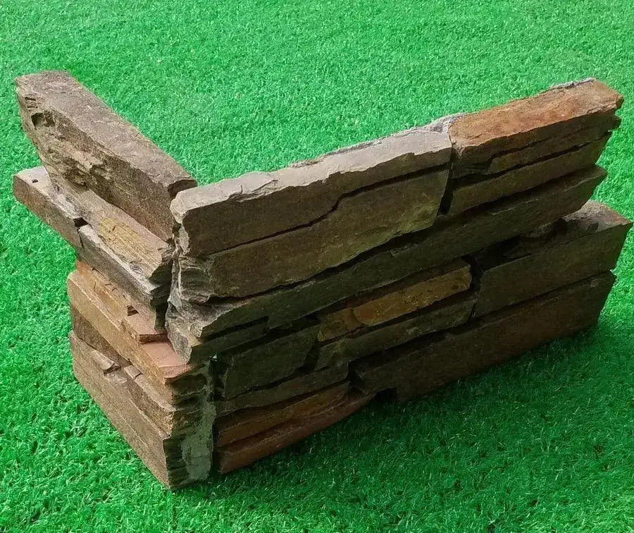 Tile Size Cladding Stone Cladding Multicolour Slate Z Tiles Clad Panels | Paving Slabs UK