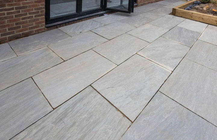 grey sandstone pavi