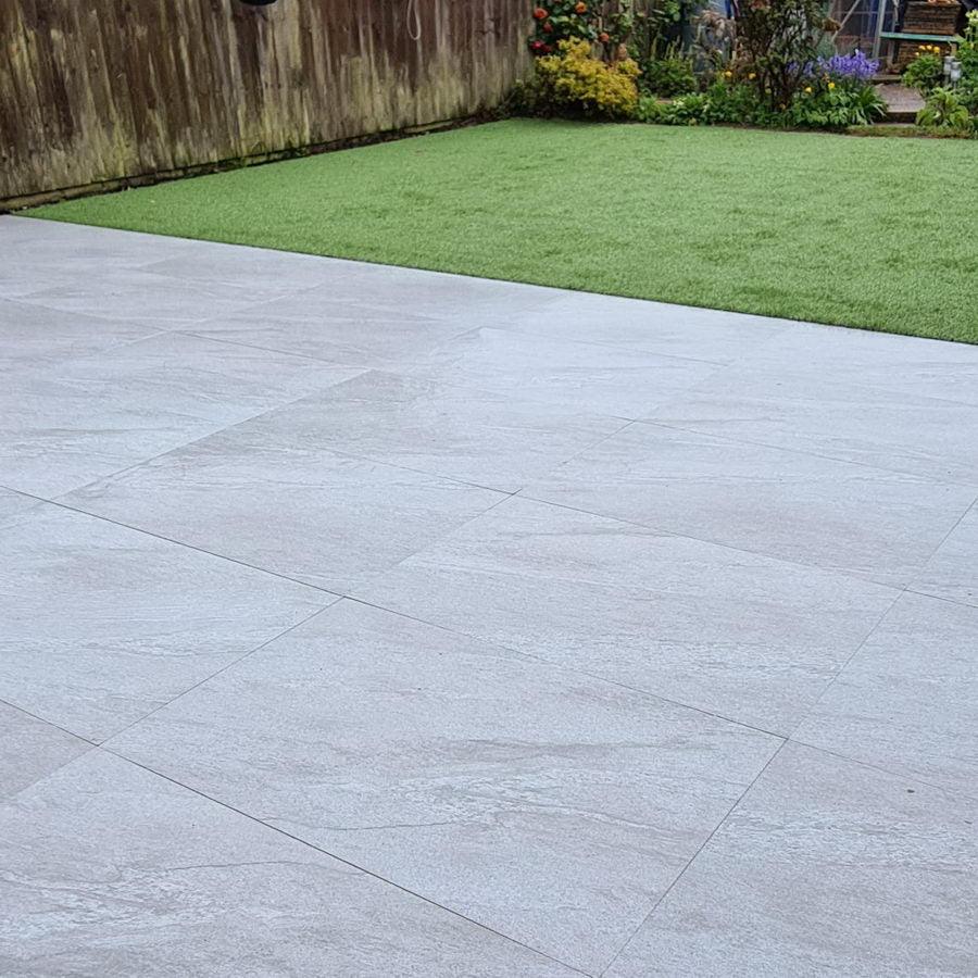 County Light Grey Porcelain Paving Slabs 900 x 600 Paving Slabs UK