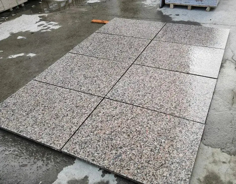 Misty Rose Pink Granite Paving Slabs 900 x 600