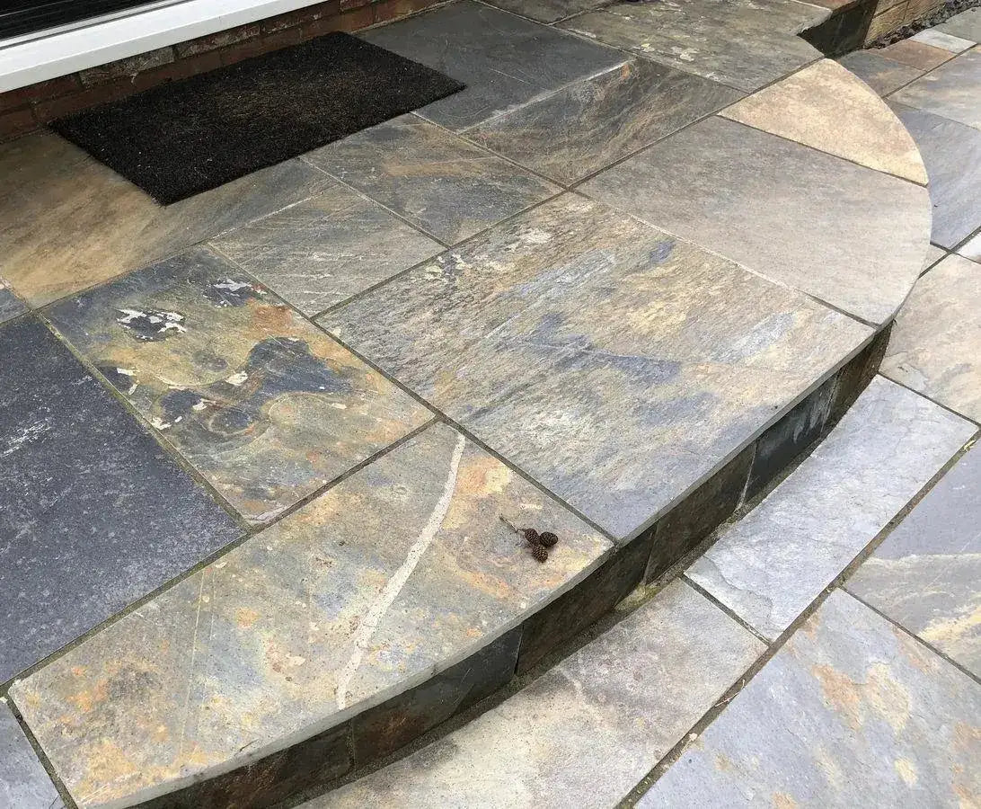 Multicolor Copper Slate Paving Slabs Patio Packs Paving Slabs UK