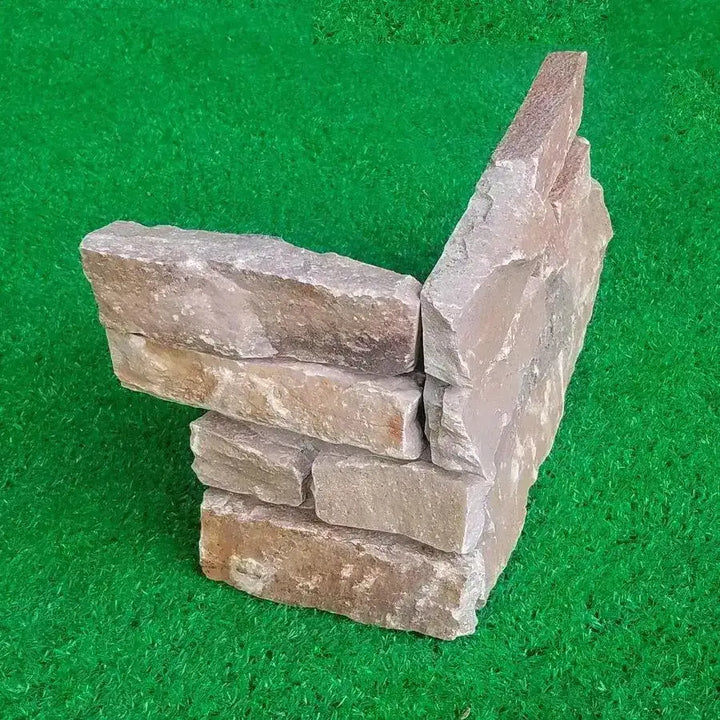 Stone Cladding Components Oyster Quartz Exterior Stone Tier Cladding Panels 550 x 200 | Paving ...