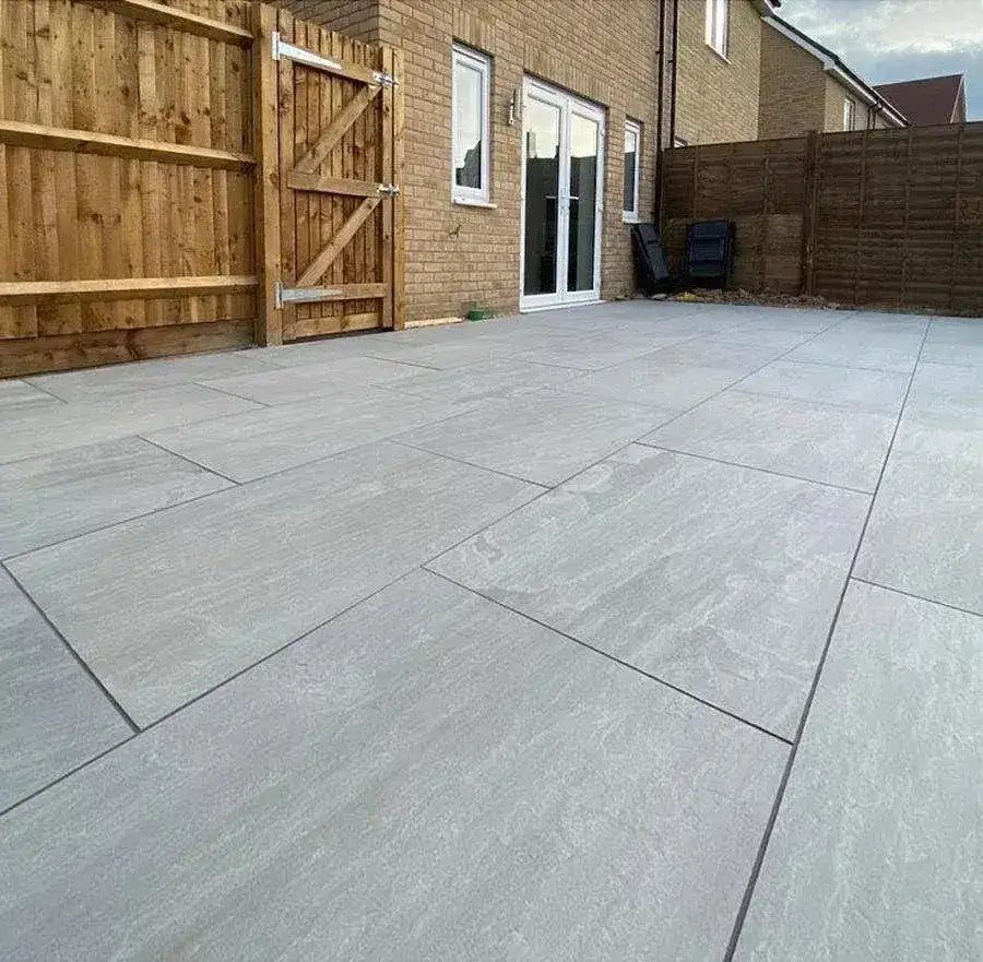 Kandla Grey Porcelain Paving Slabs 900x600x20 From £18.98/m2 | Paving ...