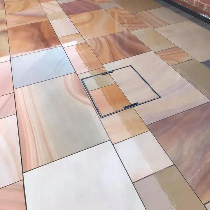 smooth sandstone sawn honed rippon buff